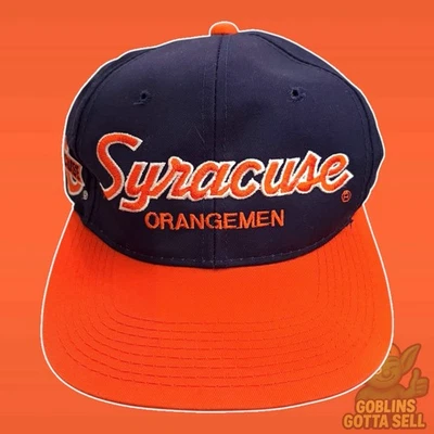 Chapéu Snapback Vintage Anos 90 Syracuse Orangemen NCAA Sport Specialties Sarja - Imagem 1 de 4