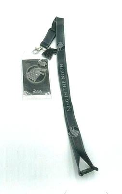 Juego de Tronos Casa Rey Stark en el Norte Cordón Identificación Insignia Soporte y Dije Foto 1 de 4