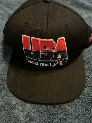 Mitchell & Ness USA Basketball Dream Team Mens 1992 Black Snapback Hat Jordan - Image 1 of 4