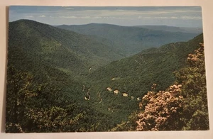 Vintage unbenutzte Postkarte Transmountain Highway Great Smoky Mountains XL4 - Bild 1 von 2