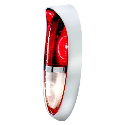 Luz trasera United Pacific C5408 12 V, incandescente, con carcasa cromada, Foto 1 de 4