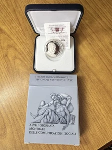 Münze Stadt Der Vatikan Papst-Francis 10 Silber Proof - Bild 1 von 5