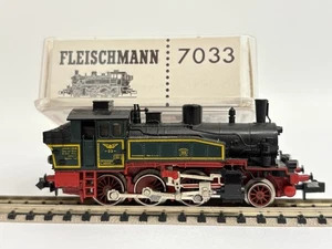Fleischmann piccolo 7033 BR 91 Lokalbahn Dampflok Tenderlok grün Lokomotive OVP - Bild 1 von 16