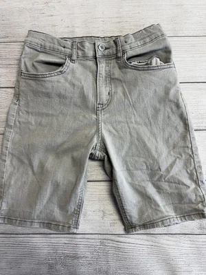 H&M Shorts Youth 12-13 Years Light Gray Slim Fit &Denim Stretch Adjustable Waist - Image 1 of 4