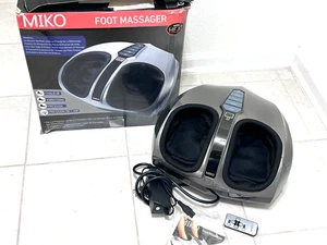 MIKO Shiatsu Foot Massager Deep Kneading Heat Therapy Air Rolling Vibrating - Picture 1 of 5