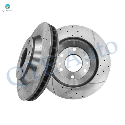 Rotores de freio dianteiros com fenda perfurados 305 mm para 2004 2005 Buick Rainier - Imagem 1 de 4