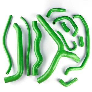 For Honda Interceptor VFR 800 Fi VTEC 2002-2013 Silicone Radiator Hose Kit Green - Foto 1 di 16
