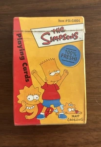 The Simpsons Poker Index Spielkarten Neu 2000 Sammlerstück - SEALED FULLY - Bild 1 von 5