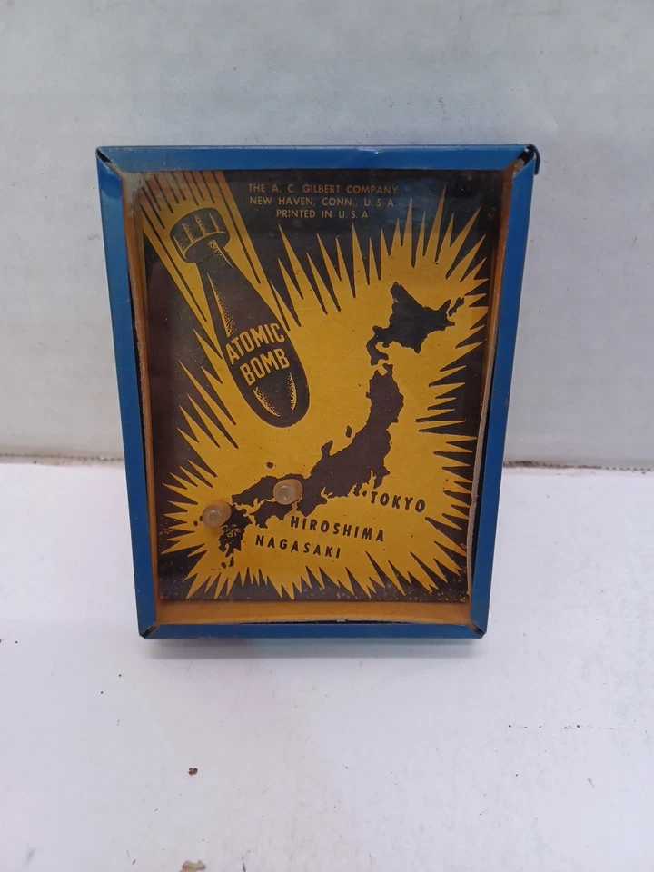 Vintage 1940'S AC GILBERT Atomic Bomb Japan Hiroshima Nagasaki DEXTERITY GAME - Image 1 of 4