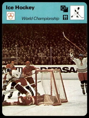 1977 Sportscaster #12-15 чемпионат мира - хоккей NM/MT - Изображение 1 из 2
