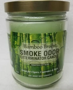 Smoke Odor Exterminator 13 oz Jar Candle bamboo breeze. - Picture 1 of 2
