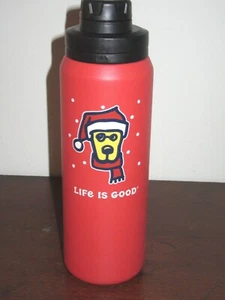  Life is Good 24 Unzen WEITHALSIGE EDELSTAHL WASSERFLASCHE "HOLIDAY ROCKET" - Bild 1 von 5