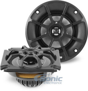 Kicker PS44 30W RMS 4" PS Series 2-Way Coaxial Marine Speakers