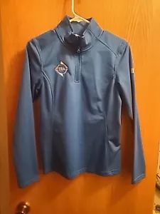 Women’s The North Face Fleece 1/4 Zip Pull Over Small Blue TRA Medical Imaging - Picture 1 of 5