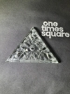 2025 Genuine Times Square New Year's Eve Ball Crystal Triangle - Image 1 of 2