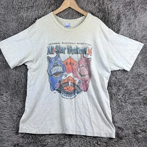 Vintage NBA All Star Weekend 96 San Antonio Alamodome Herren Tshirt Größe XL Salem Etikett - Bild 1 von 11