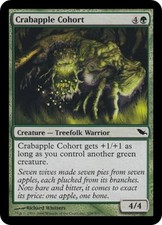 CRABAPPLE COHORT ~mtg NM Shadowmoor Common x1