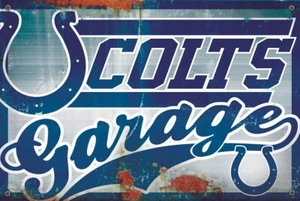 Letrero de garaje de los Indianapolis Colts de la NFL - Imagen 1 de 1