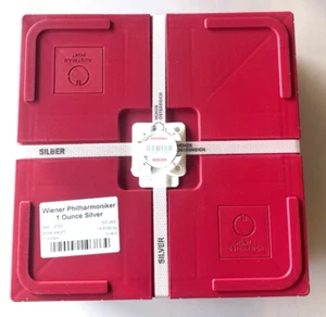500 Silver 2025 Austria Philharmonic 1 Troy Oz .999 Coins in Mint Monster Box - Picture 1 of 4