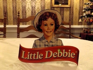 VERY NICE ORIGINAL LITTLE DEBBIE ADVERTISING RACK SIGN - Picture 1 of 7