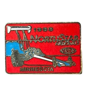 1988 NHRA North Star Nationals Brainerd MN offizielle Mütze Revers Rennnadel - Bild 1 von 2