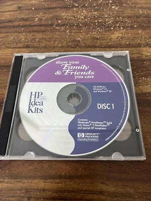 Show Your Family & Friends HP Idea Kit for Windows 95 and 3.1 - Image 1 of 2