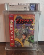 Comix Zone Sega Genesis Comic Wata 7.0 B+ Factory Sealed Complete Game, Bonus CD