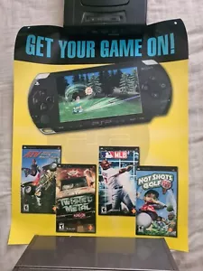 SONY PSP Promotional Store Display THICK CARD Poster Wall Scroll NEW PROMO - Picture 1 of 2