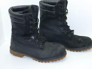 Stivali da uomo Timberland TB 0A1UCY Premium 8 pollici sherling neri taglia 11,5 - Foto 1 di 23