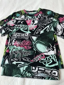 H&M Kids Shirts Sonic Size 12/14 Colorful Shirts 2 In Total - Picture 1 of 7