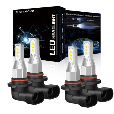 Combo kit faros LED bombillas haz alto bajo para Honda Accord 2003 2004 2005-2007 Foto 1 de 4