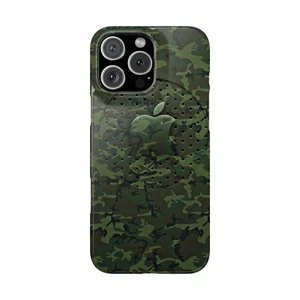 Funda delgada militar verde para iPhones, diseño camuflaje, acabado brillante - Imagen 1 de 73