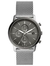 Original Fossil Herren Quarz Chronograph Uhr mit Armband MINIMALIST FS5944 WOW
