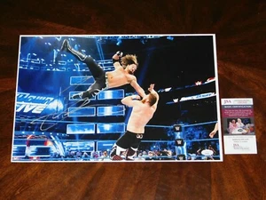 AJ STYLES WWE SMACKDOWN RAW TNA WRESTLING SIGNED 12X18 PHOTO JSA COA!!! - Picture 1 of 2