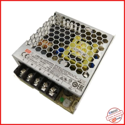 Alimentatore Mean Well RS-50-15 volt Led 230v Trasformatore Power Supply 50w 220 - Immagine 1 di 4