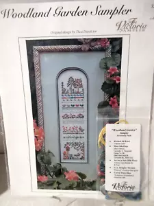 Victoria Sampler WOODLAND GARDEN SAMPLER Ctd Cross Stitch Pattern w/ Access Pack - Picture 1 of 4
