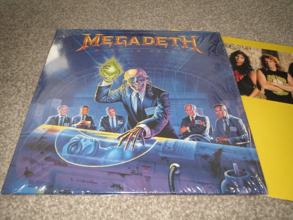 MEGADETH -RUST IN PEACE- AWESOME MEGA RARE USA REISSUE LP VINYL METALLICA NEW - Image 1 of 4