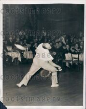1938 Badminton Exhibition Biltmore Bowl Nightclub Los Angeles Press Photo