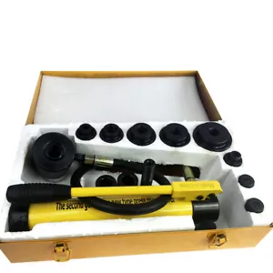 Hydraulik Blechstanze Lochstanze Zylinder Locheisen Punch Rohr Werkzeugstahl 8T - Bild 1 von 6