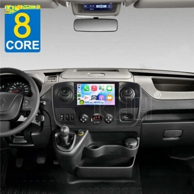 4+64G Android 13 Carplay GPS Für Opel Movano 2 Renault Master 3 Nissan NV400 GPS - Bild 1 von 4