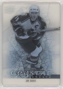 2013-14 Upper Deck Trilogy Crystal Joe Sakic #C37 HOF