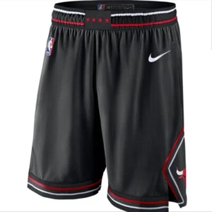 Chicago Bulls Men's Black On Court Replica Shorts - Picture 1 of 1