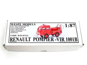 1:87 RENAULT POMPIER-VIR 1001 B Wespe Models- resin kit 87113 - Picture 1 of 1