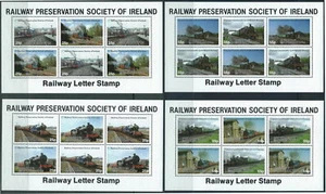 IRLANDA - 'SOCIEDAD DE PRESERVACIÓN FERROVIARIA' Juego de 4 Cenicienta Estampilla Estampillada sin montar o nunca montada [B6400] - Imagen 1 de 1