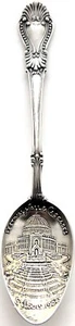 1904 St. Louis Festival Hall & Cascade Sterling Silver Spoon - Picture 1 of 2