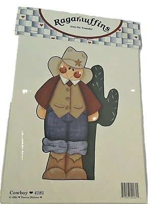 Iron On Transfer Vaquero Cactus Ragamuffins Darrow Productions Donna Malone Foto 1 de 4