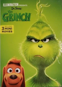 Dr. Seuss' The Grinch + 3 Bonus Features (DVD, 2018) - Imagen 1 de 1