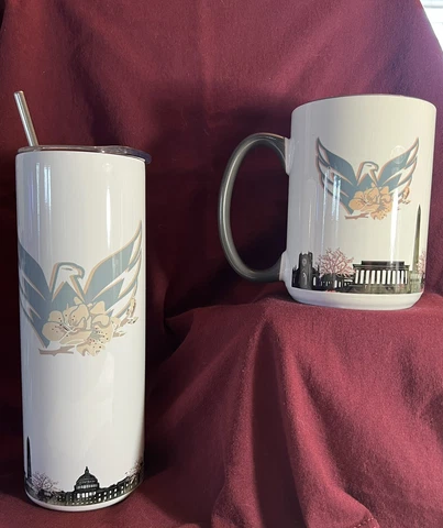 Washington Capitals Cherry Blossom Edition Mug and Tumbler Set Cover