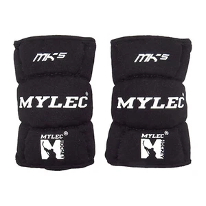 Coderas de hockey ligeras Mylec MK5 Pro para interiores y exteriores 1 par, negras, grandes - Imagen 1 de 3