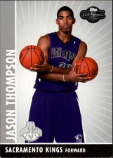 2008-09 Topps Co-Signers Kings Basketball Card #112 Jason Thompson Rookie 